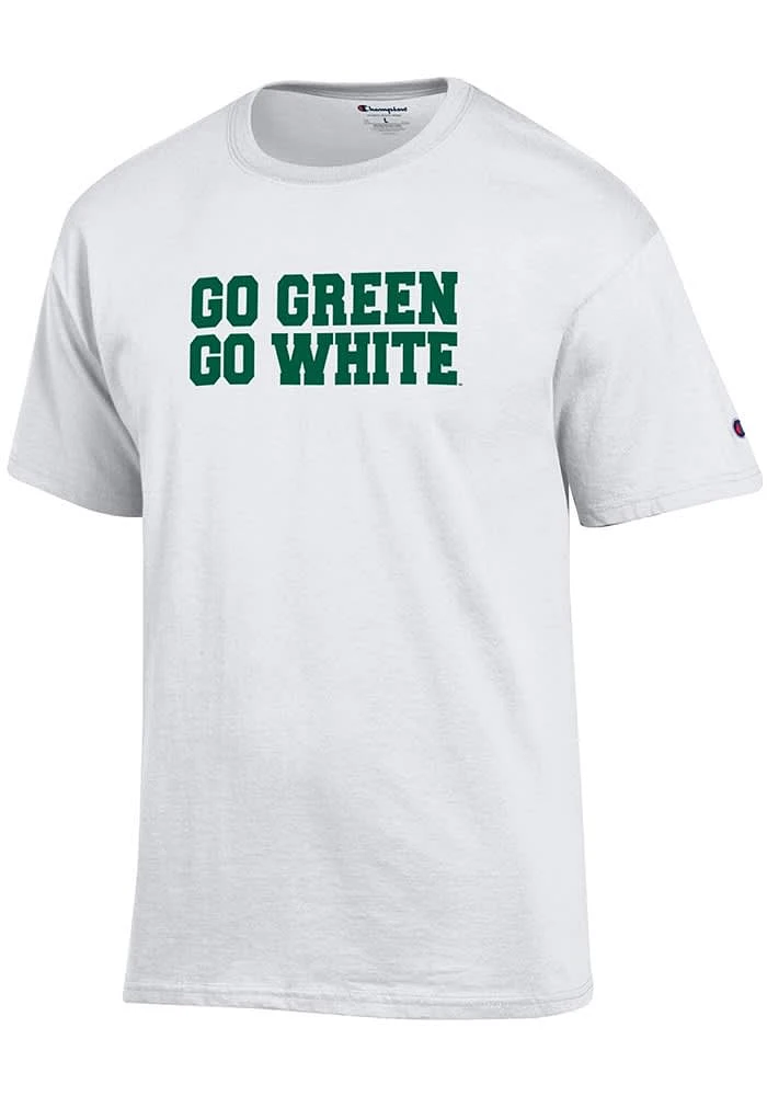 Champion Michigan State Spartans White Go Green Short Sleeve T Shirt