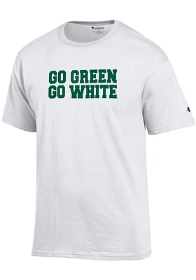Champion Michigan State Spartans White Go Green Short Sleeve T Shirt