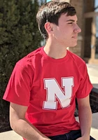 Champion Nebraska Cornhuskers Red Primary Logo Style Short Sleeve T Shirt
