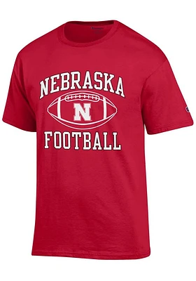 Champion Nebraska Cornhuskers Football Short Sleeve T Shirt