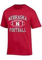 Champion Nebraska Cornhuskers Football Short Sleeve T Shirt