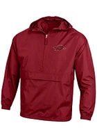 Champion Arkansas Razorbacks Mens Cardinal Primary Logo Light Weight Jacket