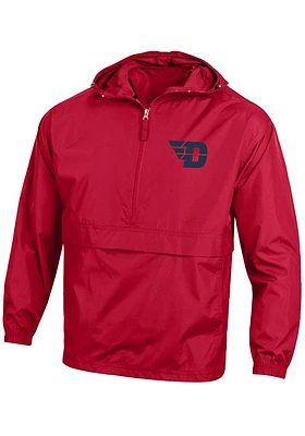 Champion Dayton Flyers Mens Red Primary Logo Light Weight Jacket