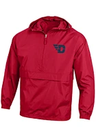 Champion Dayton Flyers Mens Red Primary Logo Light Weight Jacket