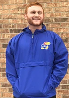 Champion Kansas Jayhawks Mens Blue Logo Light Weight Jacket