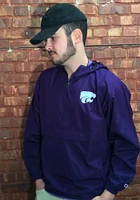 Champion K-State Wildcats Mens Purple Primary Logo Light Weight Jacket