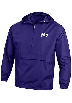 Champion TCU Horned Frogs Mens Purple Primary Logo Light Weight Jacket