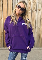 Champion TCU Horned Frogs Mens Purple Primary Logo Light Weight Jacket