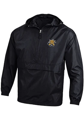 Champion Wichita State Shockers Mens Black Primary Logo Light Weight Jacket