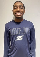 Champion Akron Zips Navy Blue Athletic Long Sleeve T-Shirt