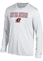 Champion Central Michigan Chippewas Grey Athletic Long Sleeve T-Shirt
