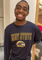 Champion Kent State Golden Flashes Navy Blue Athletic Long Sleeve T-Shirt