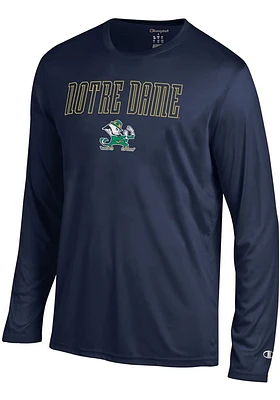 Champion Notre Dame Fighting Irish Navy Blue Athletic Long Sleeve T-Shirt