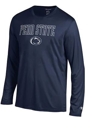Champion Penn State Nittany Lions Navy Blue Athletic Long Sleeve T-Shirt