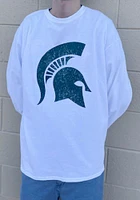 Champion Michigan State Spartans White Primary Logo Long Sleeve T Shirt