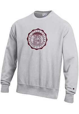 Champion Missouri State Bears Mens Grey Official Seal Long Sleeve Crew Sweatshirt