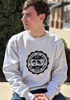 Champion Missouri Tigers Mens Grey Official Seal Long Sleeve Crew Sweatshirt