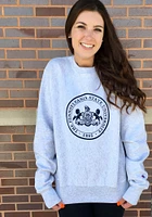 Champion Penn State Nittany Lions Mens Grey Official Seal Long Sleeve Crew Sweatshirt