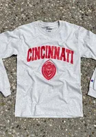 Champion Cincinnati Bearcats Oatmeal Seal Long Sleeve T Shirt