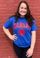 Champion Kansas Jayhawks Blue Seal Short Sleeve T Shirt