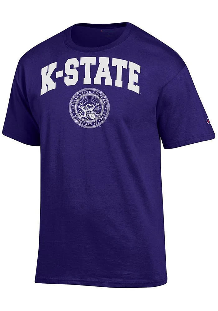 Champion K-State Wildcats Official Seal Short Sleeve T Shirt