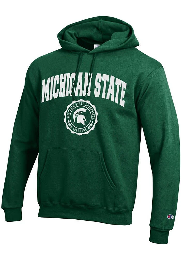 Champion Michigan State Spartans Mens Seal Long Sleeve Hoodie