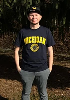 Champion Michigan Wolverines Blue Seal Short Sleeve T Shirt