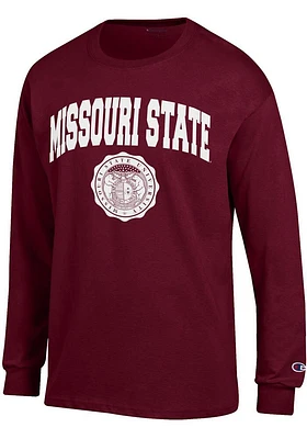Champion Missouri State Bears Maroon Official Seal Long Sleeve T Shirt