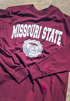 Champion Missouri State Bears Maroon Official Seal Long Sleeve T Shirt