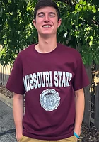 Champion Missouri State Bears Maroon Official Seal Short Sleeve T Shirt
