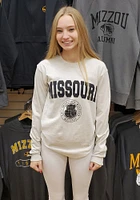 Champion Missouri Tigers Oatmeal Official Seal Long Sleeve T Shirt