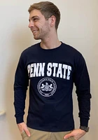 Champion Penn State Nittany Lions Navy Blue Official Seal Long Sleeve T Shirt