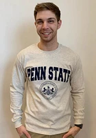 Champion Penn State Nittany Lions Oatmeal Official Seal Long Sleeve T Shirt