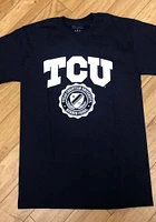 Champion TCU Horned Frogs Purple Seal Short Sleeve T Shirt