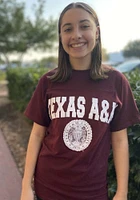 Champion Texas A&M Aggies Maroon Seal Short Sleeve T Shirt