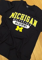 Champion Michigan Wolverines Blue Alumni Short Sleeve T Shirt