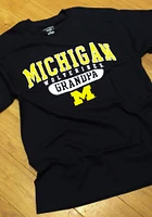 Champion Michigan Wolverines Blue Grandpa Short Sleeve T Shirt