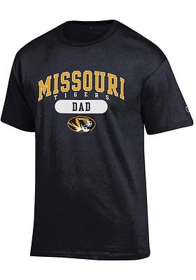 Champion Missouri Tigers Black Dad Version Short Sleeve T Shirt