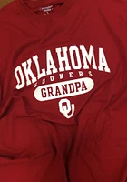 Champion Oklahoma Sooners Cardinal Grandpa Short Sleeve T Shirt