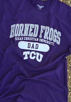 Champion TCU Horned Frogs Purple Dad Short Sleeve T Shirt