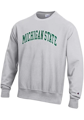 Champion Michigan State Spartans Mens Reverse Weave Long Sleeve Crew Sweatshirt
