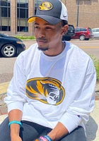 Champion Missouri Tigers White Logo Long Sleeve T Shirt