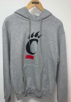 Champion Cincinnati Bearcats Mens Grey Big Logo Long Sleeve Hoodie