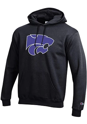 Champion K-State Wildcats Mens Big Logo Long Sleeve Hoodie