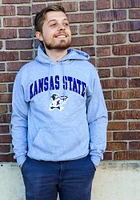 Champion K-State Wildcats Mens Arch Mascot Long Sleeve Hoodie