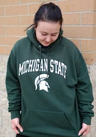 Champion Michigan State Spartans Mens Arch Mascot Long Sleeve Hoodie