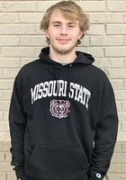 Champion Missouri State Bears Mens Black Arch Mascot Long Sleeve Hoodie