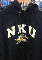 Champion Northern Kentucky Norse Mens Black Arch Mascot Long Sleeve Crew Sweatshirt
