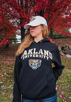 Champion Oakland University Golden Grizzlies Mens Arch Mascot Long Sleeve Hoodie