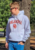 Champion Oklahoma Sooners Mens White Arch Mascot Long Sleeve Hoodie